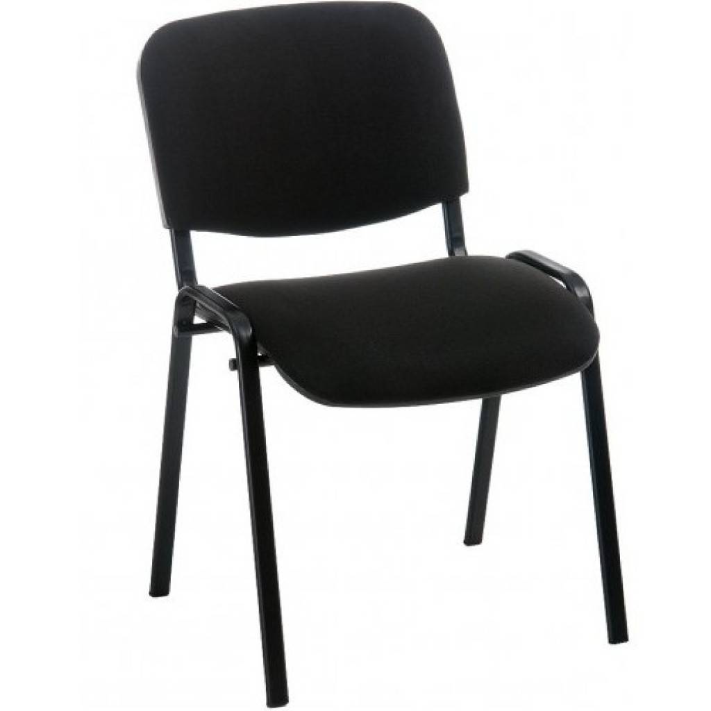 Стул офисный easy Chair изо v-4 черный (искусственная кожа, металл черный)