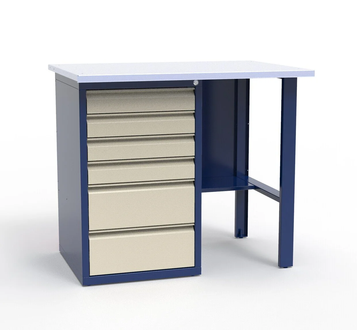 Верстак слесарный однотумбовый СВ-1Т.06.00.10