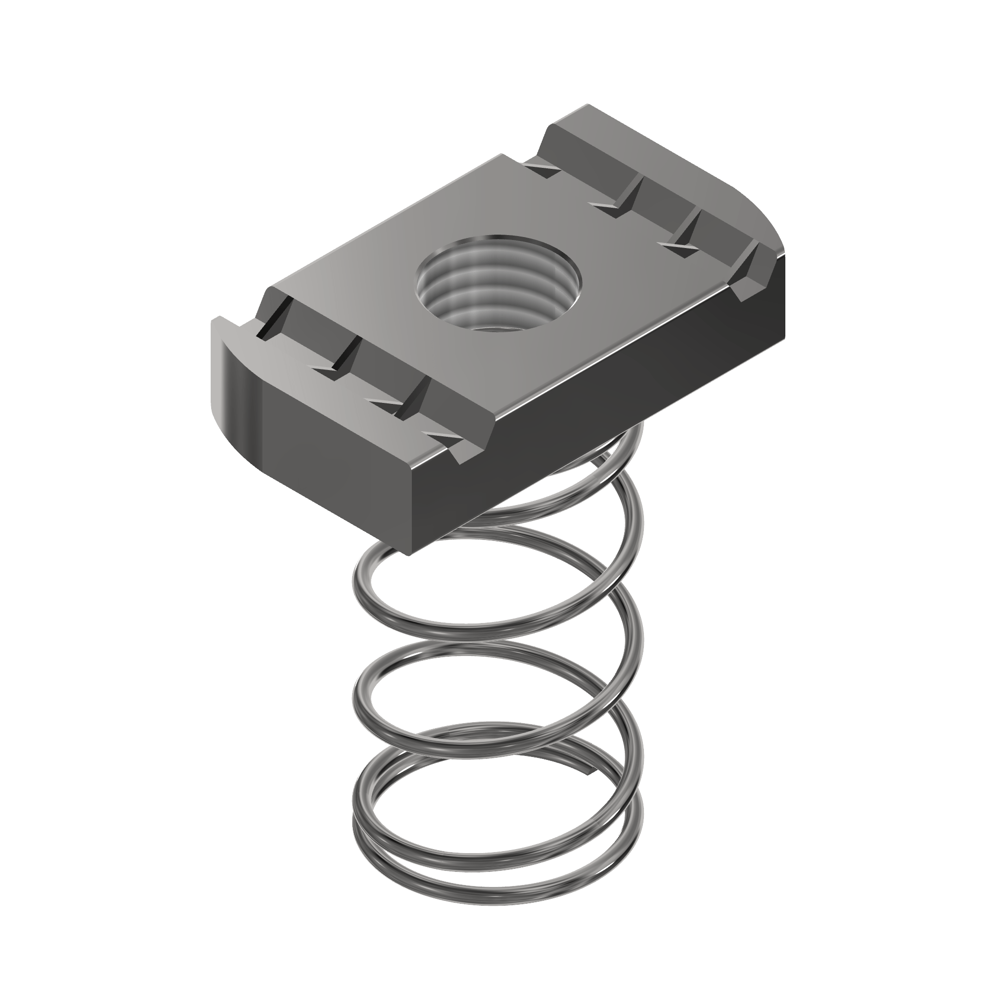 Страт-гайка М6 с короткой пружиной