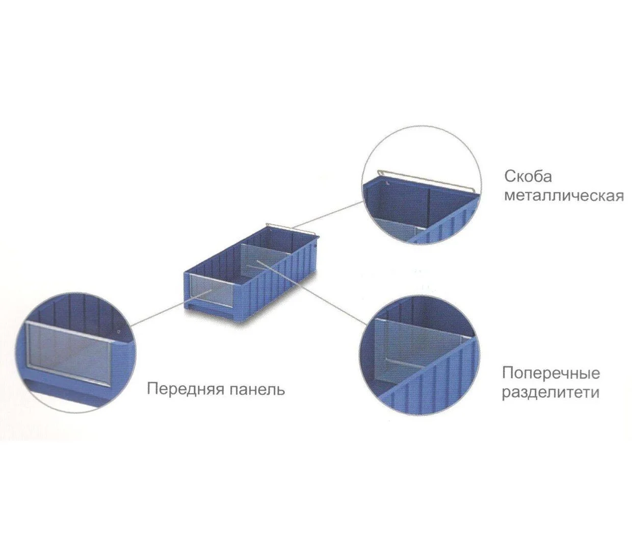 Контейнер для полок на стеллаж SK 6209