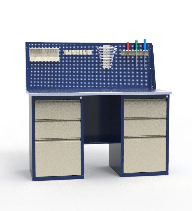 Верстак слесарный двухтумбовый СВ-2Т.03.03.14_сб6