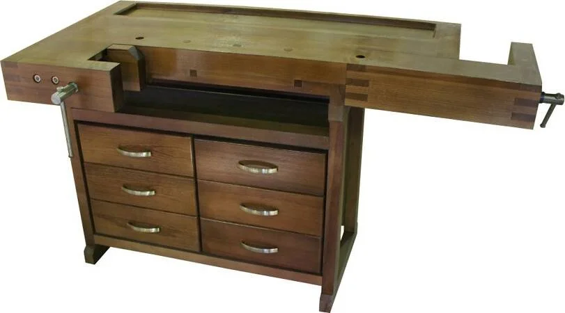 Верстак столярный Ученический (бук) с тумбой Престиж