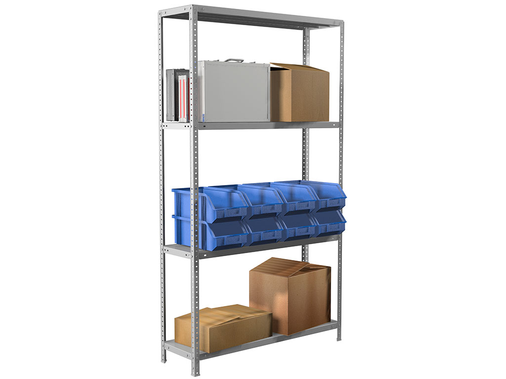 Стеллаж MS Standart 185/100x40/4 (1850х1000х400)